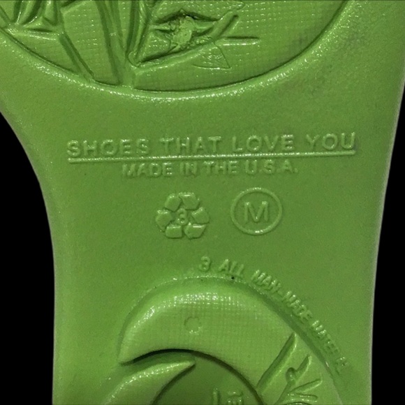 NEW OKAb (OKA-BEE) Okabashi Madison Slides, KeeWee Green with Bow, Size: Medium - Picture 8 of 11